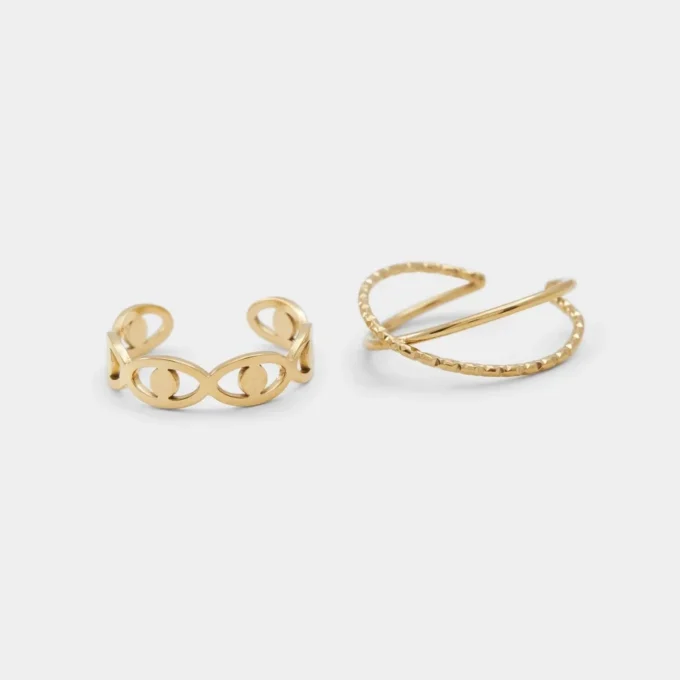 Anello per il dito del piede intrecciato