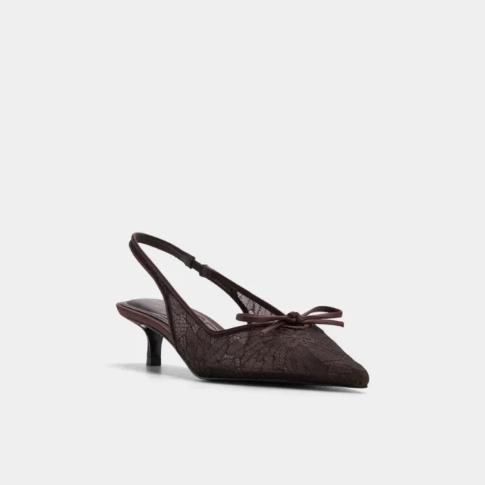 Azaro Slingback con tacco basso