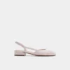 Ballerine Slingback Clementinne, tacco largo