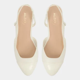 Ballerine Slingback Clementinne, tacco largo