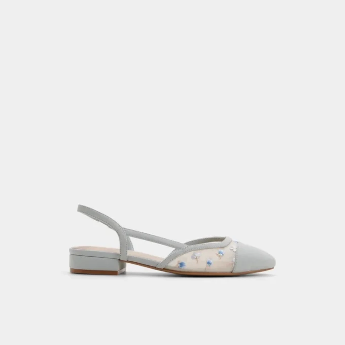 Clementinne Slingback tacco alto, tacco largo