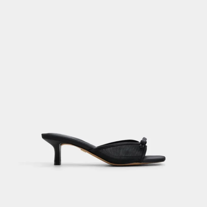 Mule Begoniaa con tacco basso, tacco basso