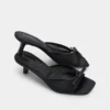 Mule Begoniaa con tacco basso, tacco basso