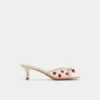 Mule con tacco Begonia, tacco basso