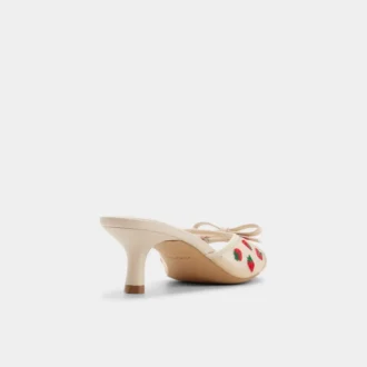 Mule con tacco Begonia, tacco basso