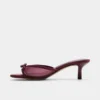 Mule con tacco Begonia, tacco basso