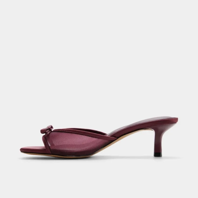 Mule con tacco Begonia, tacco basso
