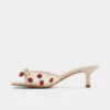 Mule con tacco Begonia, tacco basso