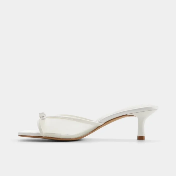 Mule con tacco Begonia, tacco basso