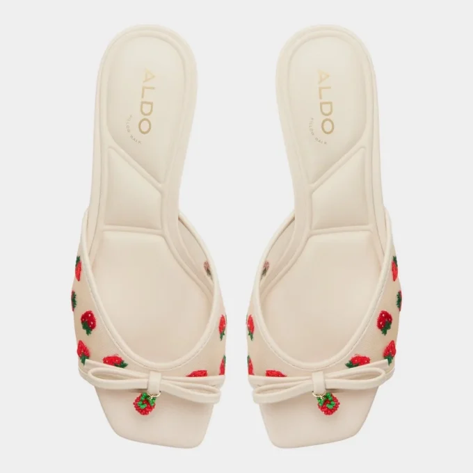 Mule con tacco Begonia, tacco basso