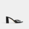 Mule con tacco Lisia, tacco largo