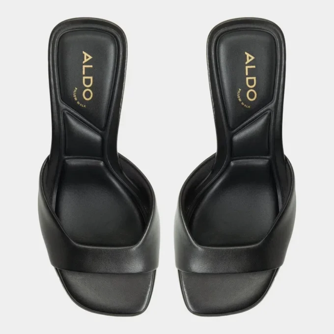 Mule con tacco Lisia, tacco largo