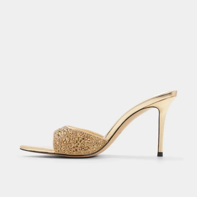 Mule con tacco Reanna, tacco a spillo Mule con tacco Reanna, tacco a spillo