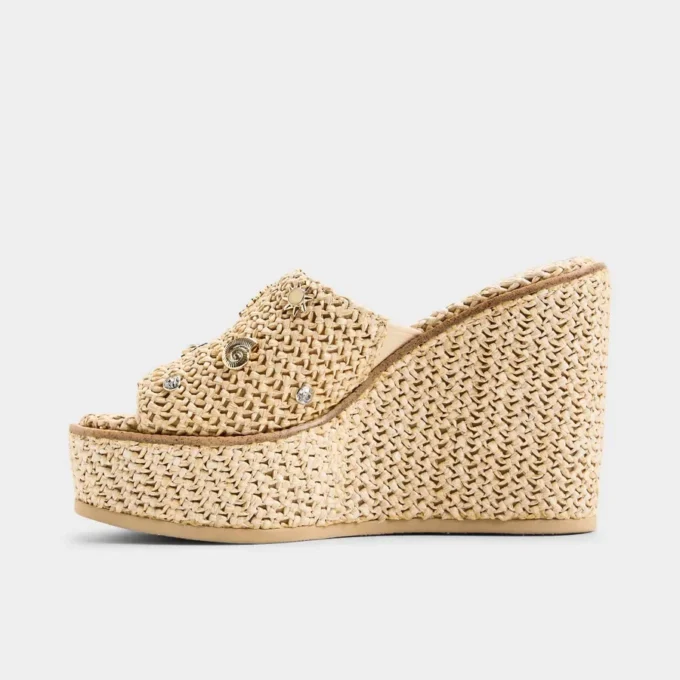 Sandalo con zeppa Midsommar, tacco a zeppa
