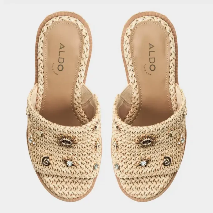 Sandalo con zeppa Midsommar, tacco a zeppa