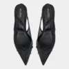 Scarpe con tacco slingback Azaro, tacco basso Scarpe con tacco slingback Azaro, tacco basso