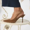 Tacco Slingback Seralina, tacco a spillo